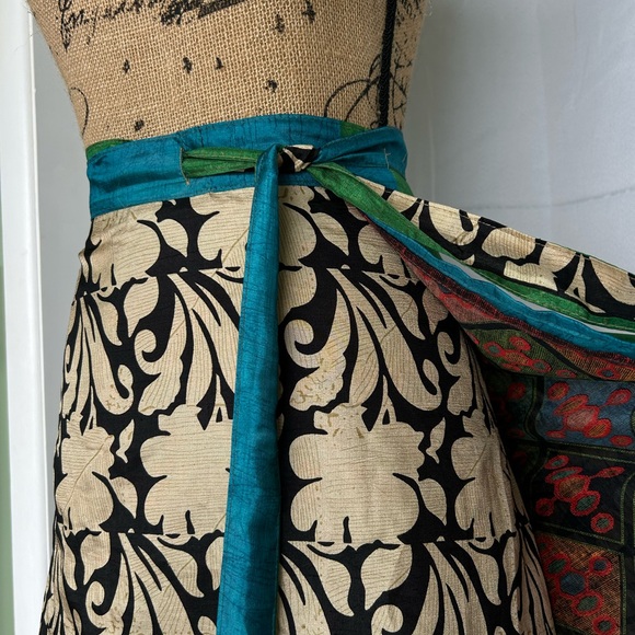 Earthbound trading company reversible  boho festival rap skirt - Picture 12 of 12